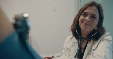 Nurse with Stethoscope