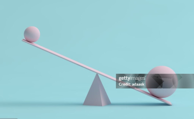 Several balancing geometric shapes